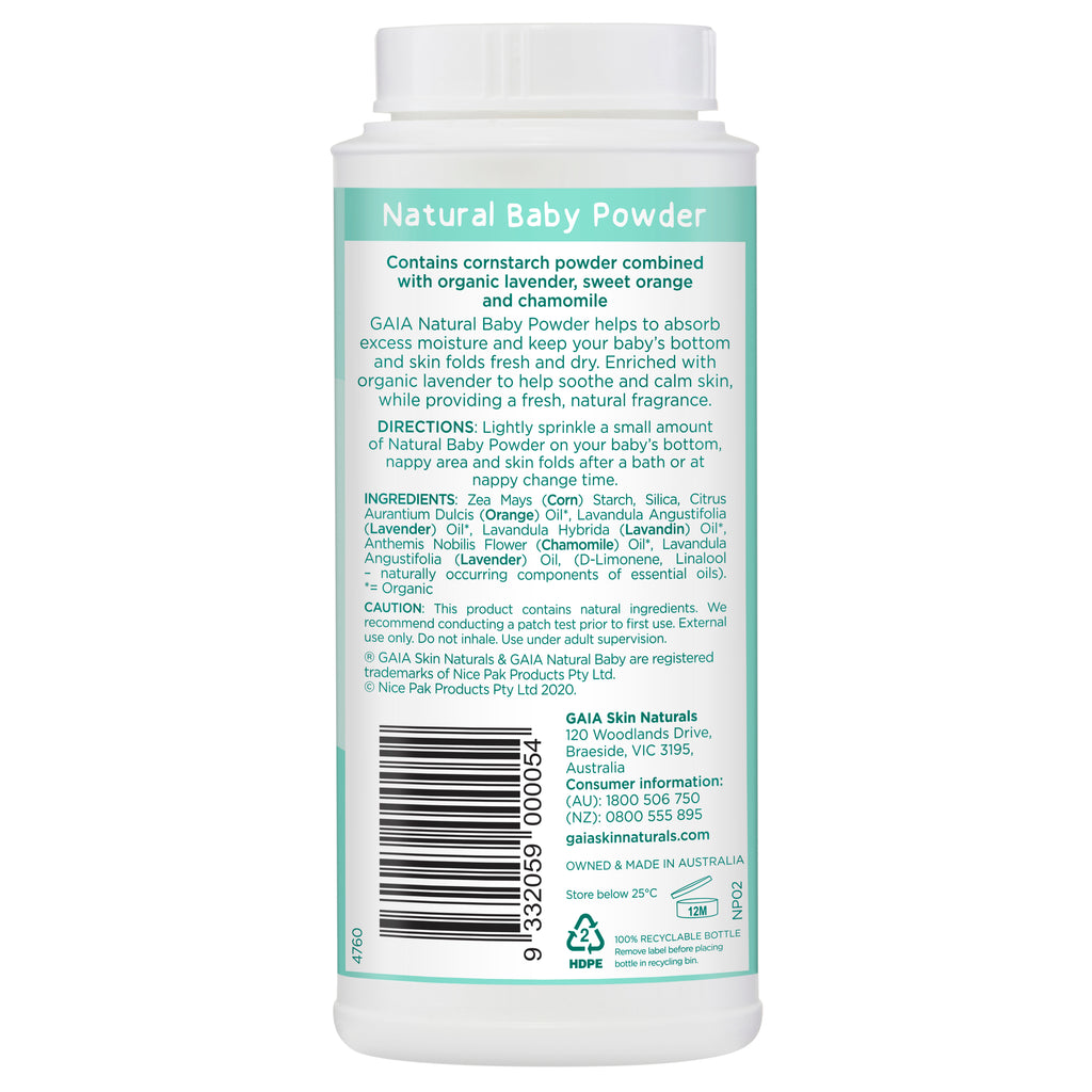 Natural Baby Powder 100g