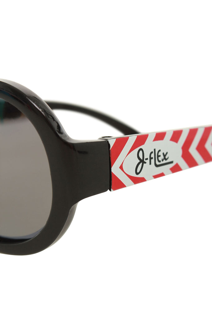 (BEST!) J-Flex Ultra Flexible Kids Sunglasses in Hot Wheels Black