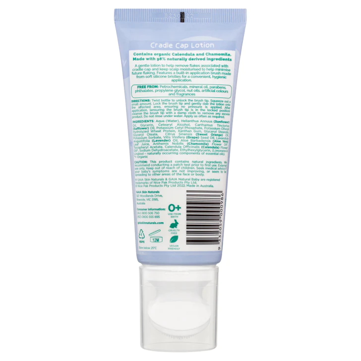 (NEW!) Cradle Cap Lotion 75ml - with built-in application brush!
