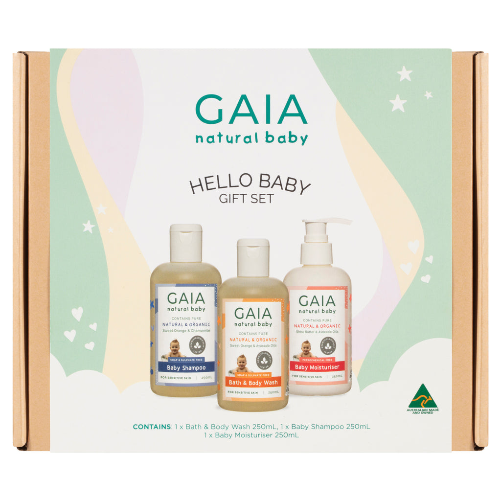 (NEW!) GAIA 'Hello Baby' Gift Set