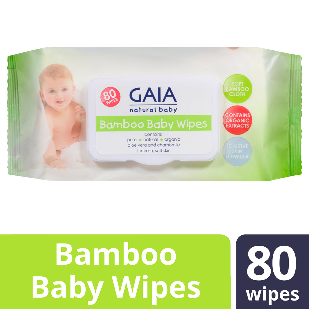 Bamboo Baby Wipes Pack of 80's