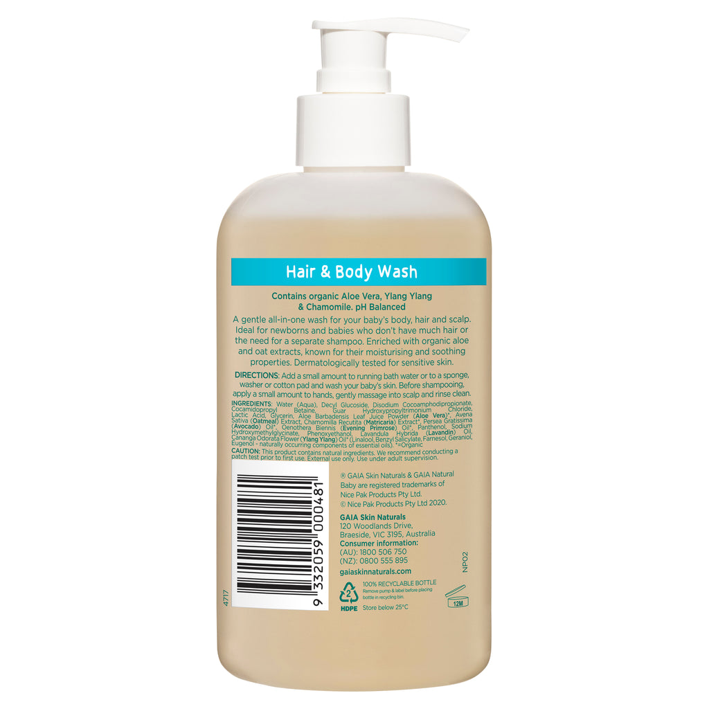 (HOT!) Hair & Body Wash 500ml (with fitted pump)