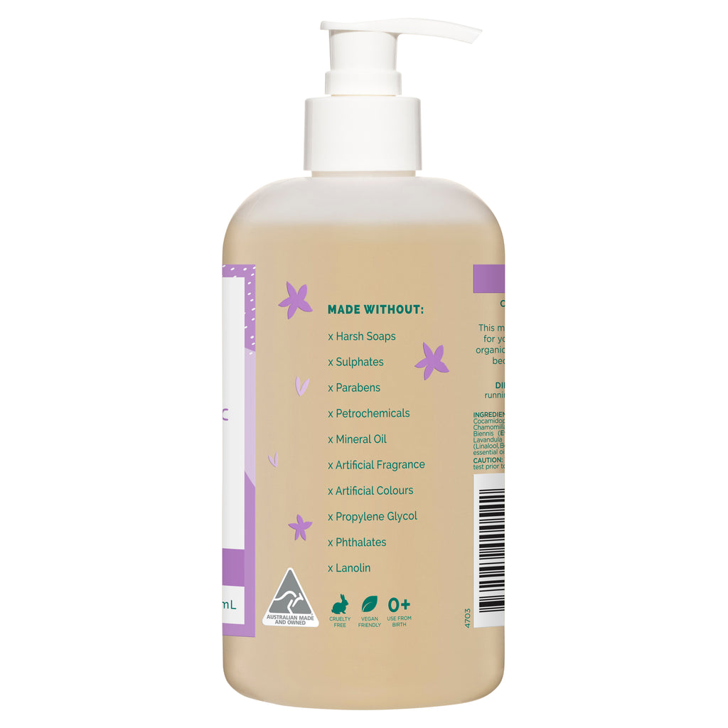 (HOT!) Sleeptime Bath Wash 500ml (with fitted pump)