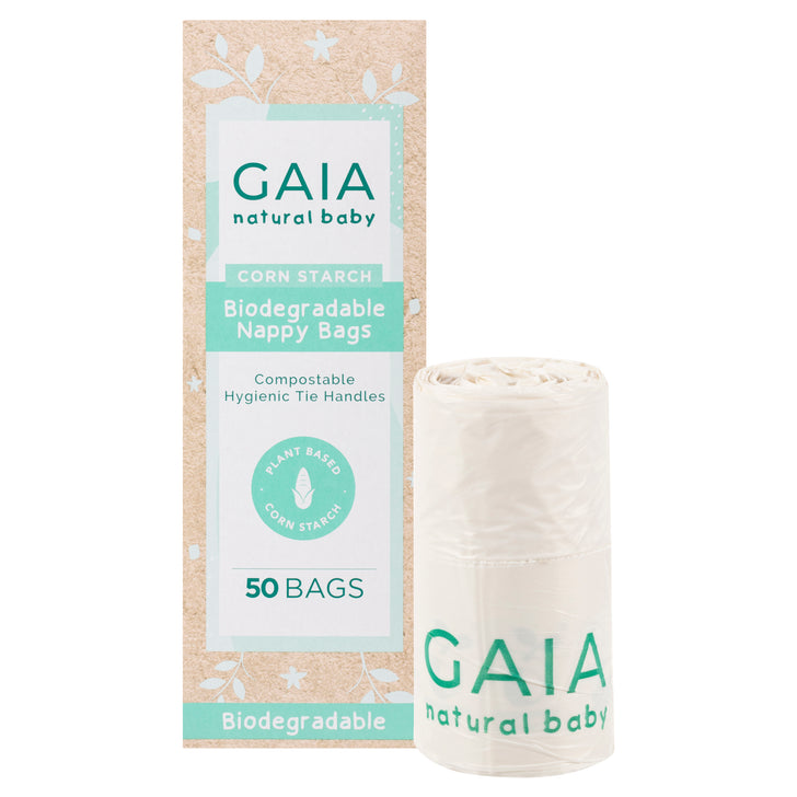 (NEW!) Biodegradable Nappy Bags 50's