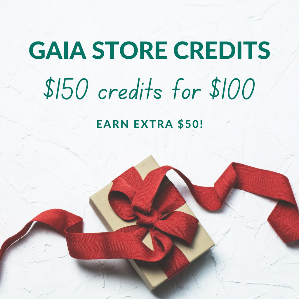 GAIA Store Credits (Earn Up to Extra $50!)