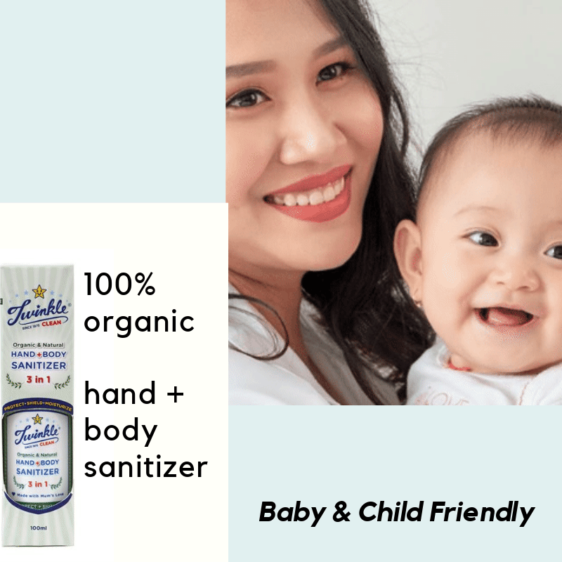 (TRENDING, 1-FOR-1 PROMO!) 3-in-1 Hand+Body Sanitizer 100ml, Twinkle Singapore