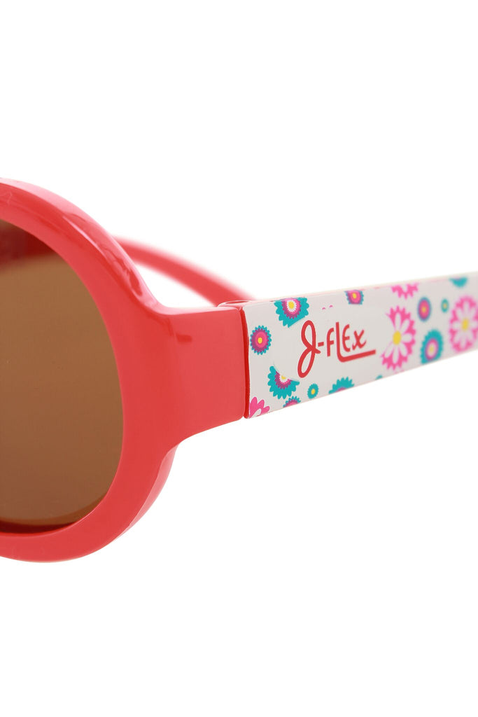(BEST!) J-Flex Ultra Flexible Kids Sunglasses in Floral Red